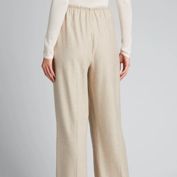 Vince Women's Flannel Wide Leg Pull on Pants - Picture 2 of 8